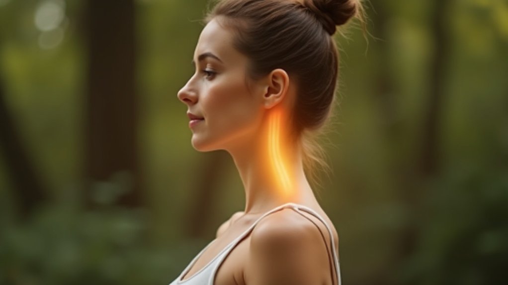 chin tucking alleviates neck strain