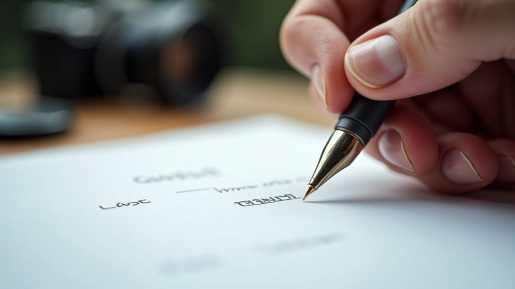 contributor agreements image rights