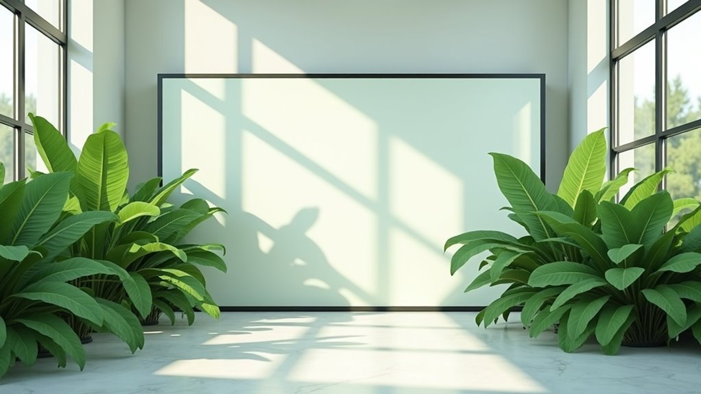 minimize glare and reflections