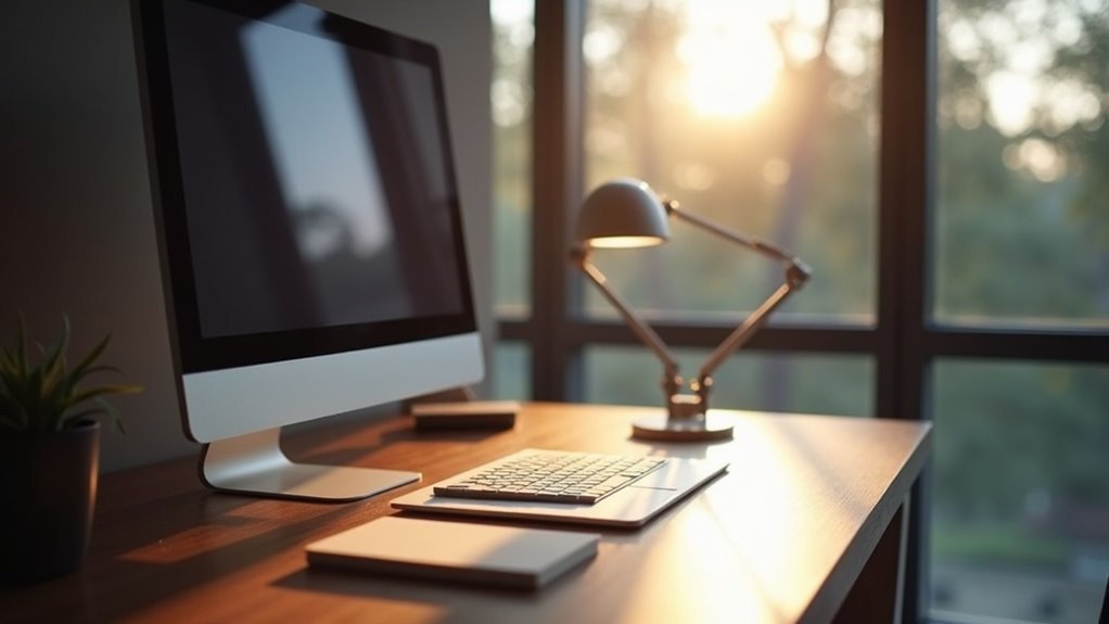 optimal desk positioning technique