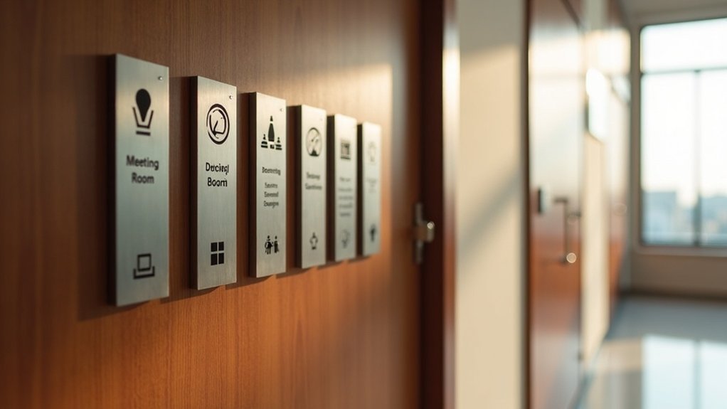 professional meeting door signs