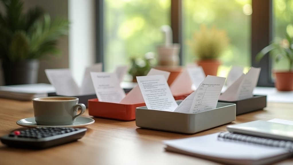 receipt organizers for finances
