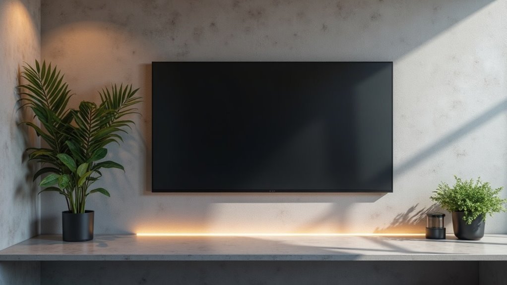 reduce reflections around displays