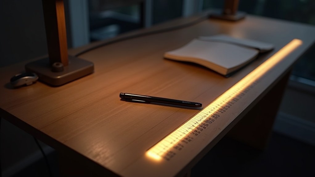 tracking desk height adjustments